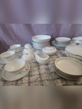 40+ Pieces Antique Fine China Dishes Set Germany Japan 1900-1950s